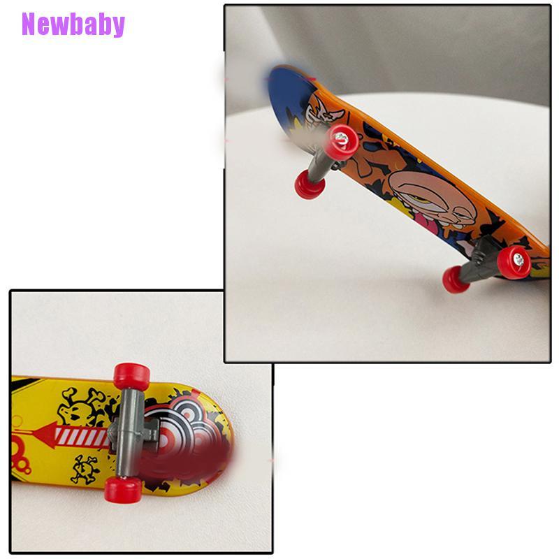 (Newbaby) Mainan Skateboard Jari Bahan Plastik