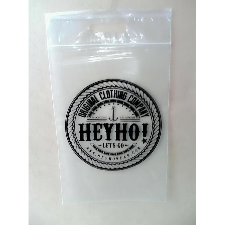 

PLASTIK KLIP PLONG 25x35 SABLON PLASTIK PACKAGING UNTUK KAOS HIJAB - Putih