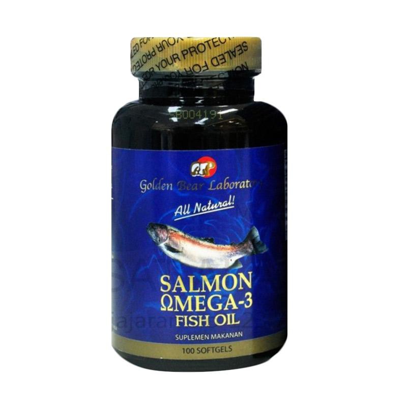 Golden Bear Salmon Omega3 1000mg BPOM RI 100 capsules