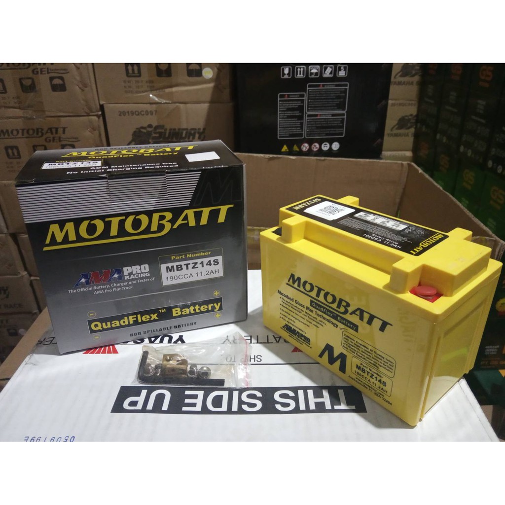 Aki Motor Kawasaki ER 6N-ER6N Ninja 650 MBTZ14S Motobatt