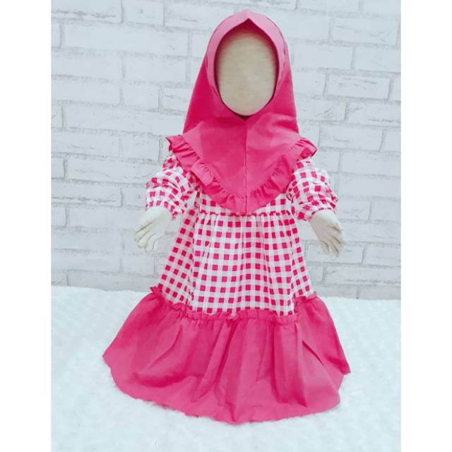 Gamis arraya pink