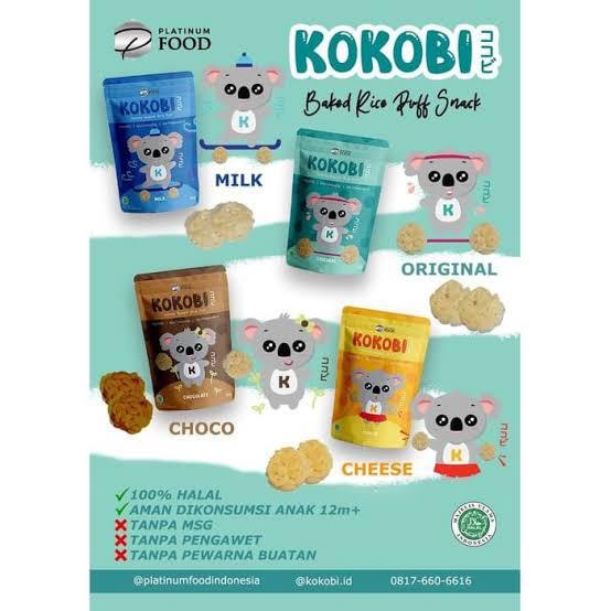 Abe Food Camilan Anak PopCorn For Kids Thin Crispy brownies Kokobi Yummy Baked