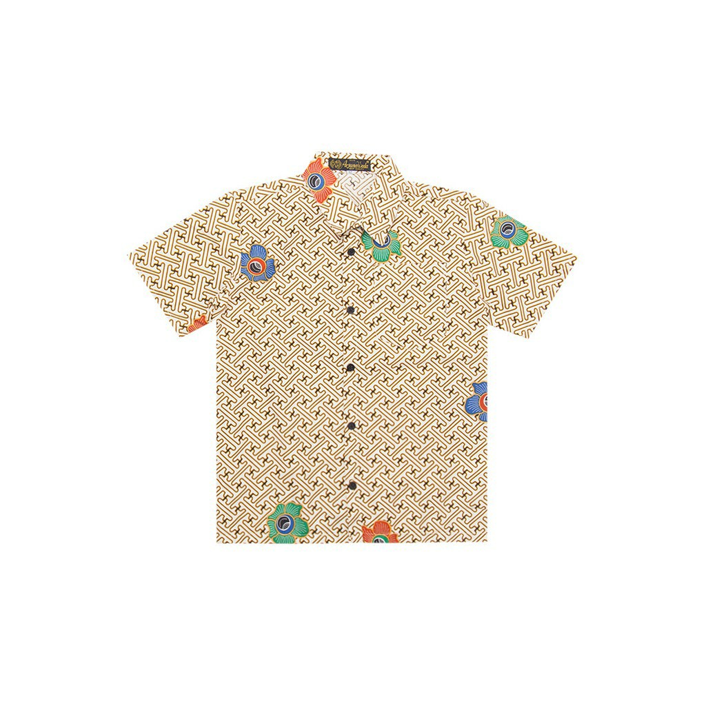 Arjuna Weda Hem Batik Anak Banji Slobog - Cokelat