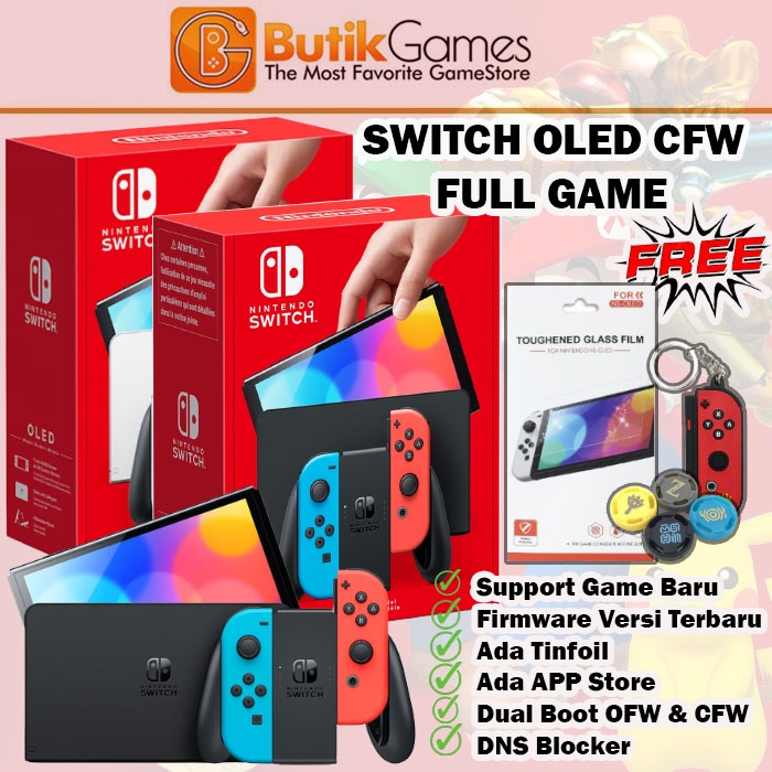 Nintendo Switch OLED 128GB 256GB 512GB Full Game