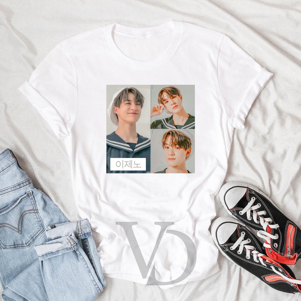 BAJU KAOS JENO / JE NO V TEE WANITA NCT CAFE NCT DREAM/ BAJU OVERSIZED KOREA KPOP JUMBO