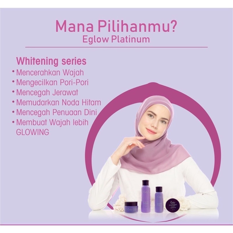 EGLOW PLATINUM KEMASAN BARU [Free Parfum]