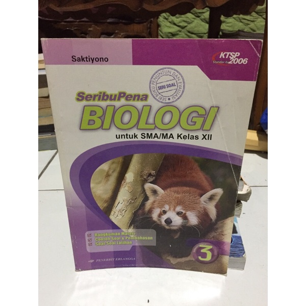 SERIBUPENA BIOLOGI UNTUK SMA KELAS XII