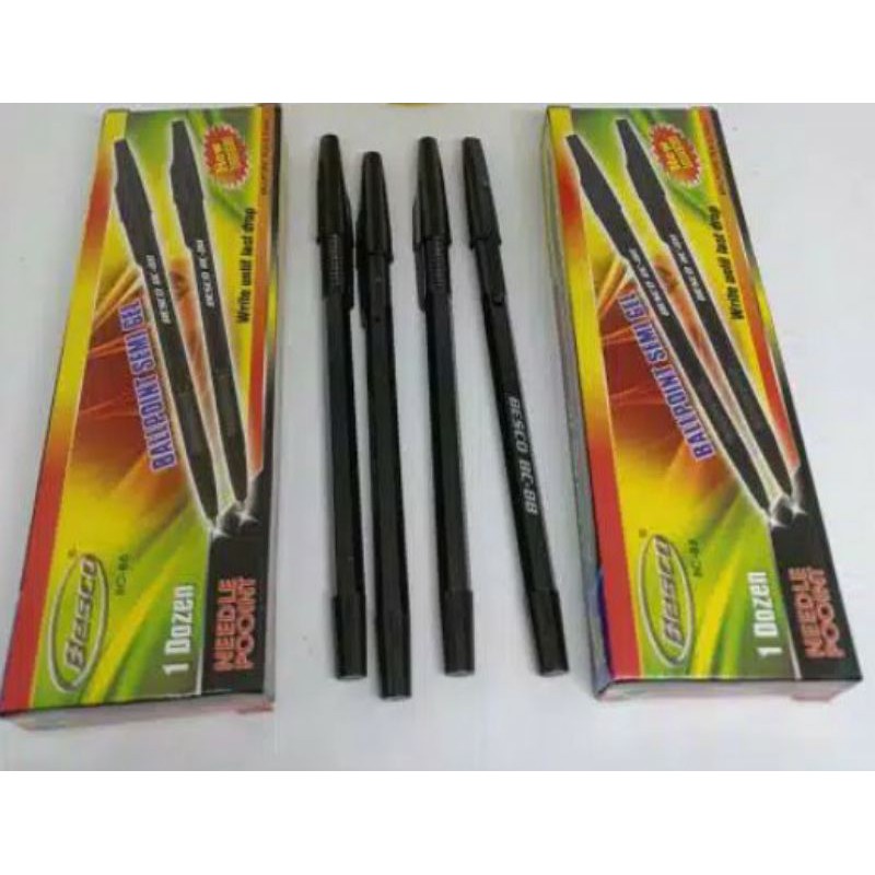 

BALLPOIN BESCO SEMI GEL ISI 12 PCS