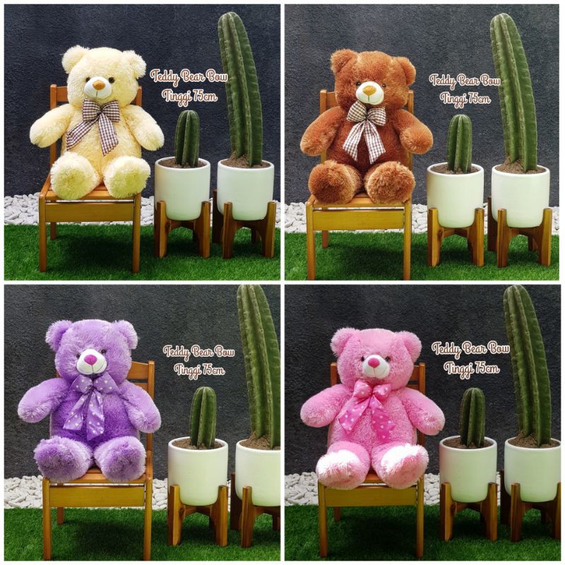 BONEKA TEDDY BEAR PITA JUMBO 75CM