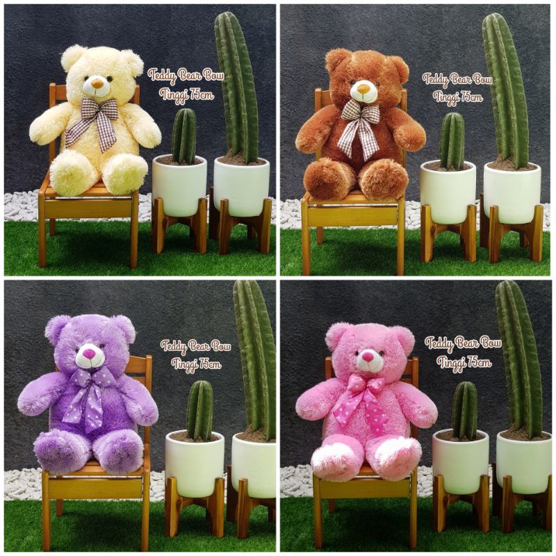 BONEKA TEDDY BEAR PITA JUMBO 75CM