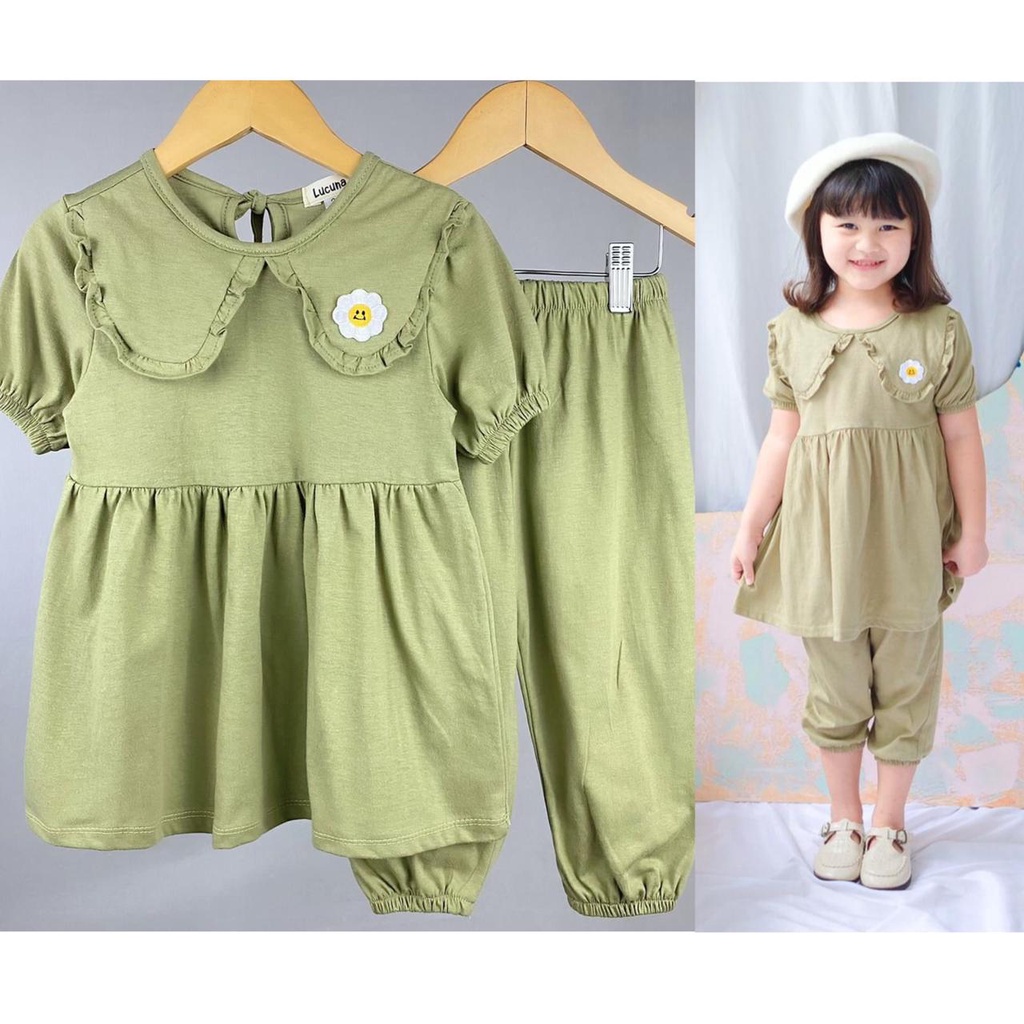 Baju anak one set daisy 1-5 thn