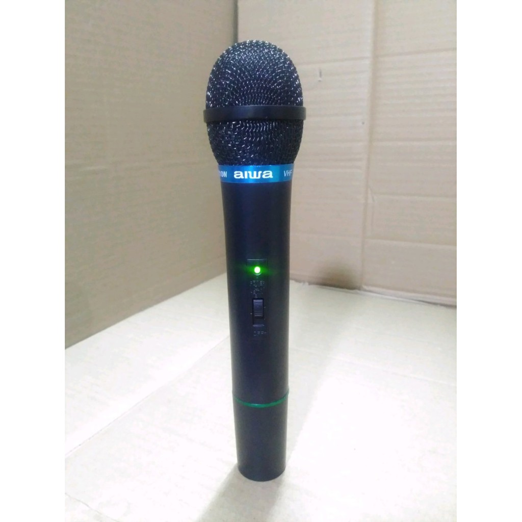 MIC WIRELESS AIWA AW 310W PROFWSIONAL MICROPHONE SYSTEM