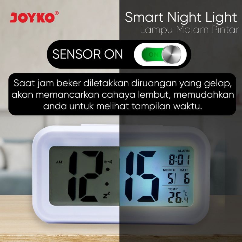 Jam Beker Dering Digital Alarm Clock Joyko ALCL-602D