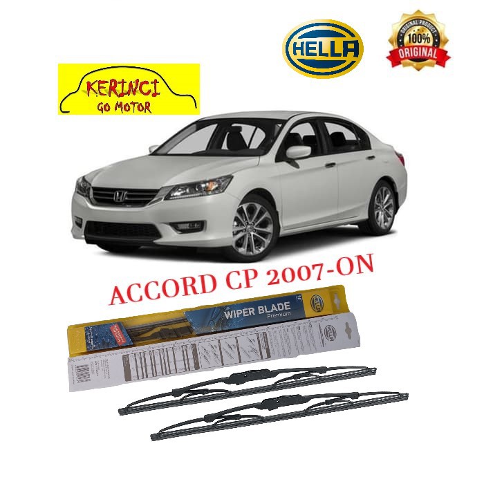 WIPER HONDA ACCORD CP 2007-ON HELLA PREMIUM 26&quot; &amp; 19&quot; SEPASANG