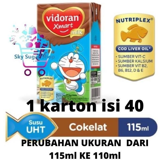 

(BISA COD) Susu Vidoran Xmart UHT Coklat dan strawberry Karton EKSLUSIF Kode 791