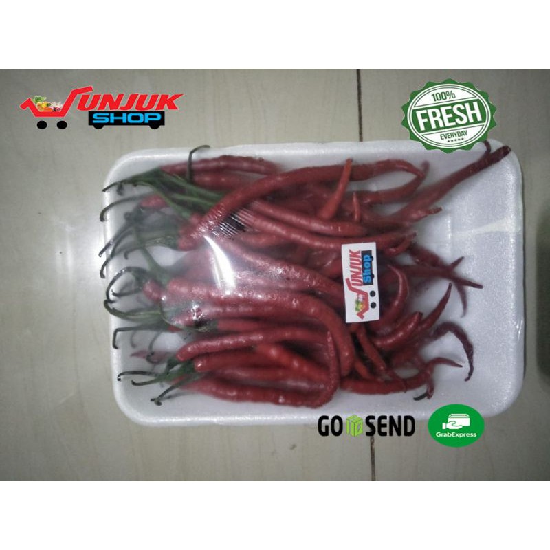 

Cabai Merah Segar 150gram| Sayur Segar Online Batam