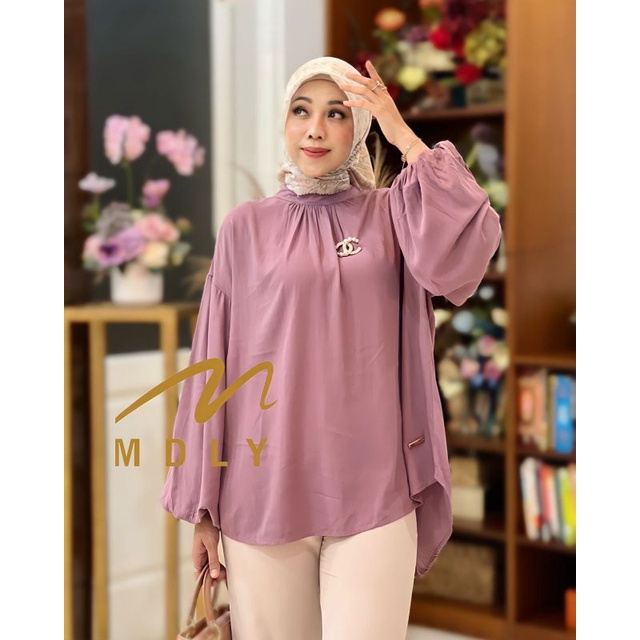 Atasan Kemeja Wanita Terbaru Eunha Blouse BY MDLY 3112