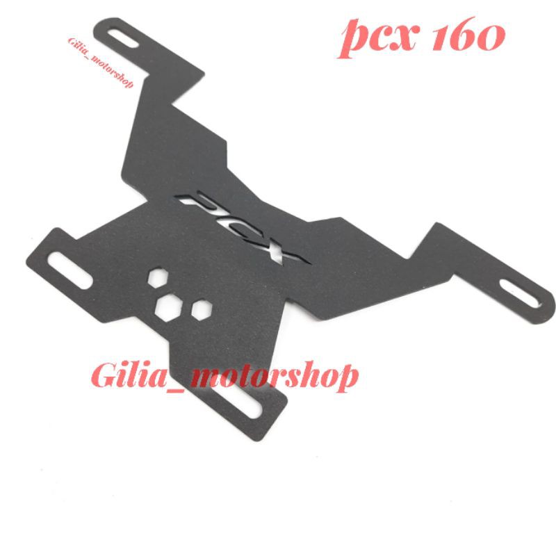 Breket Tatakan plat nomor breket dudukan  plat nomor Nmax Old , Nmax New , Pcx 150 160 model kumis