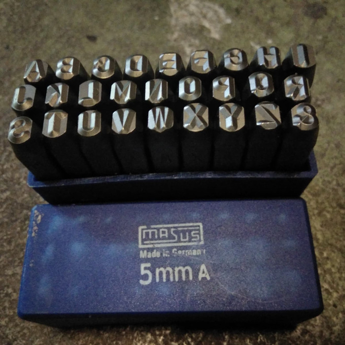 

MASUS Germany Huruf Ketok dan Angka Ketok 5 Mm Stamp Punch Letter A -z