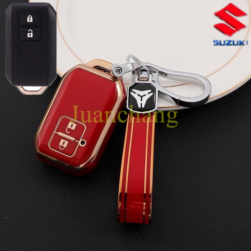 Casing Remot Kunci Mobil Untuk Suzuki XL7 Ertiga Swift Wagon R Monopoly Grand Vitara Ignis 2020 Ertiga Swift Wagon R Monopoly Grand Vitara Swift 2018 4