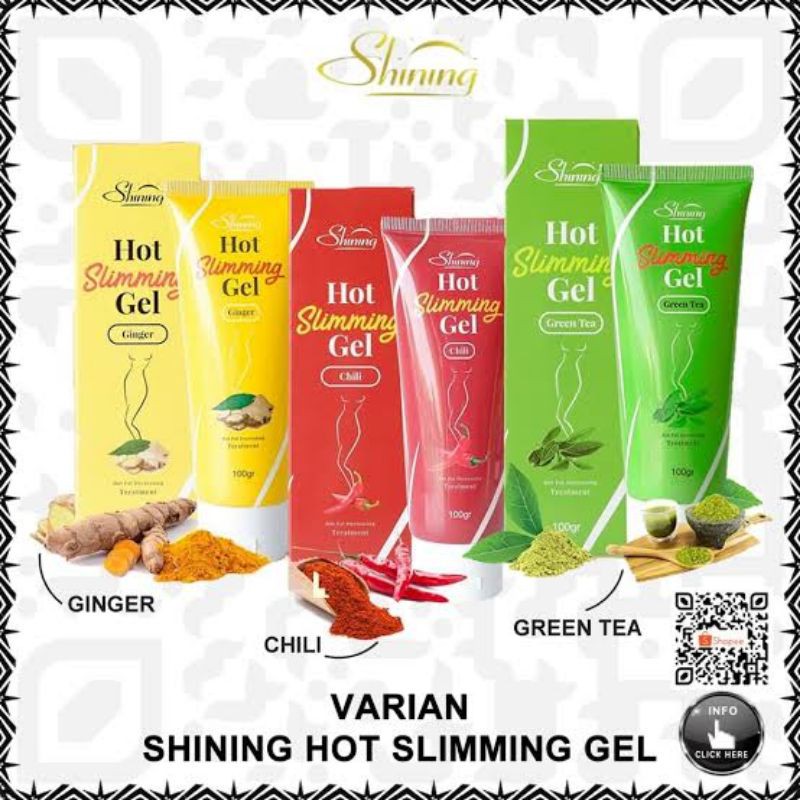 SHINING HOT SLIMMING GEL FAT DECREASING TREATMENT ORIGINAL - HOT GEL PELANGSING TUBUH