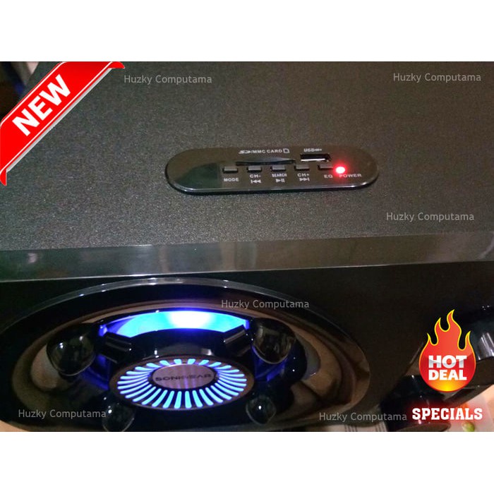 ORIGINAL [SONIC GEAR] Speaker Titan 7 BTMI Bluetooth,FM Radio,USB & Line In PRO TERMURAH
