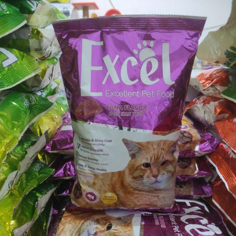 EXCEL CAT FOOD 20KG MAKANAN KUCING MURAH - TUNA IKAN