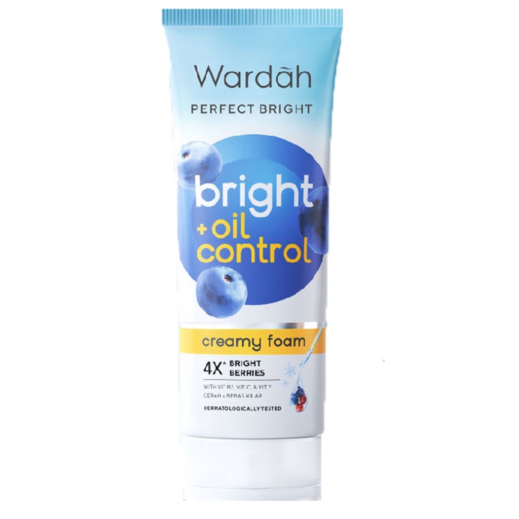 Wardah Perfect Bright Creamy Foam Brightening + Oil Control