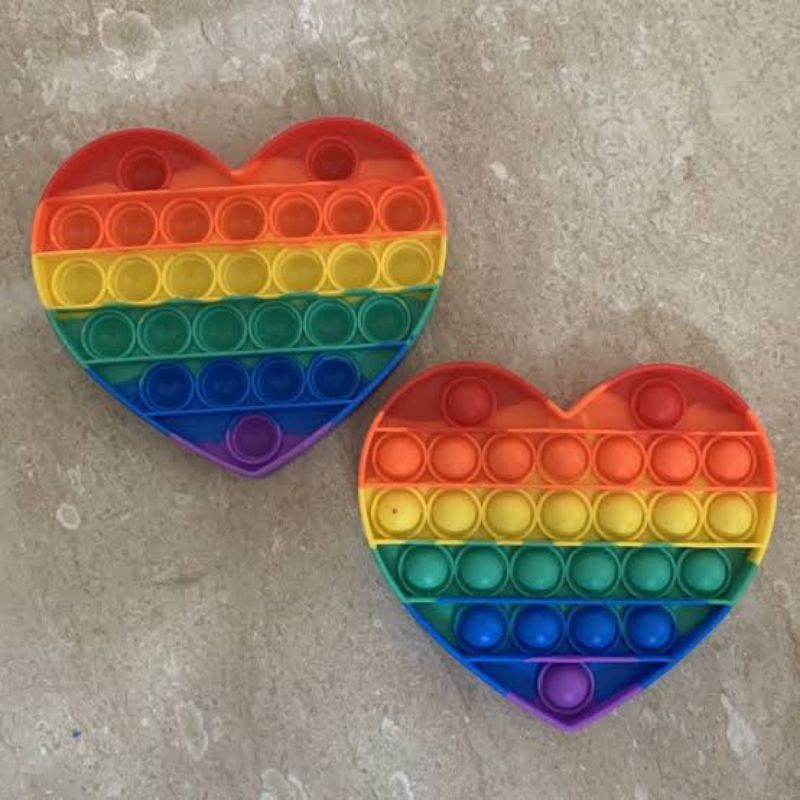 Pop it rainbow mainan anak