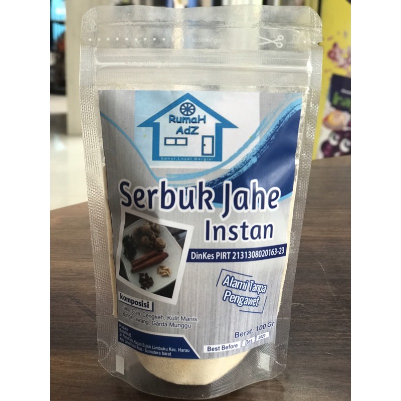 

Serbuk Jahe instan 100 gr