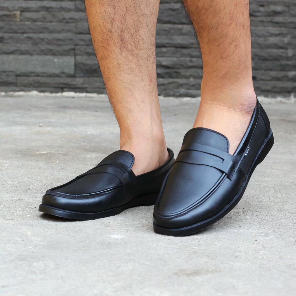Sepatu Pantofel PRIA KULIT ASLI Chafra Slip On Formal Casual Kulit Pria Kantor Guru PNS - Sepatus Lip onFormal Nyaman Murah Berkualitas Pansus Kulit