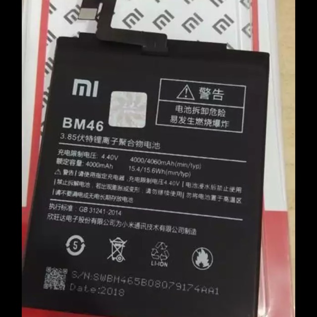 Batre redmi note 3/note 3 pro original