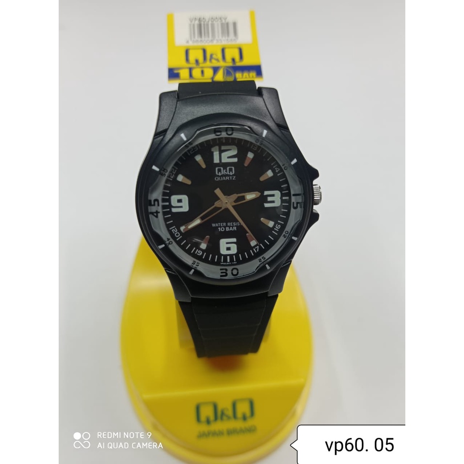 SALE Jam Tangan Unisex Casual Sporty Rubber Analog Original Q&amp;Q QNQ QQ VP60 VP60J Series