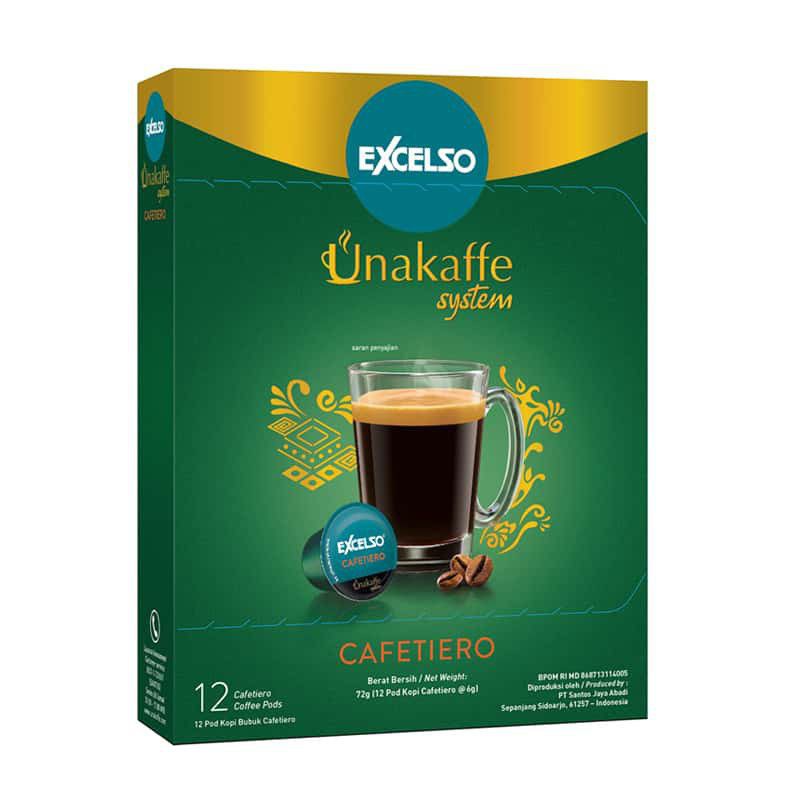 

Excelso Unakaffe Capsule Cafetiero Box [12 Pods / 6 Gram]