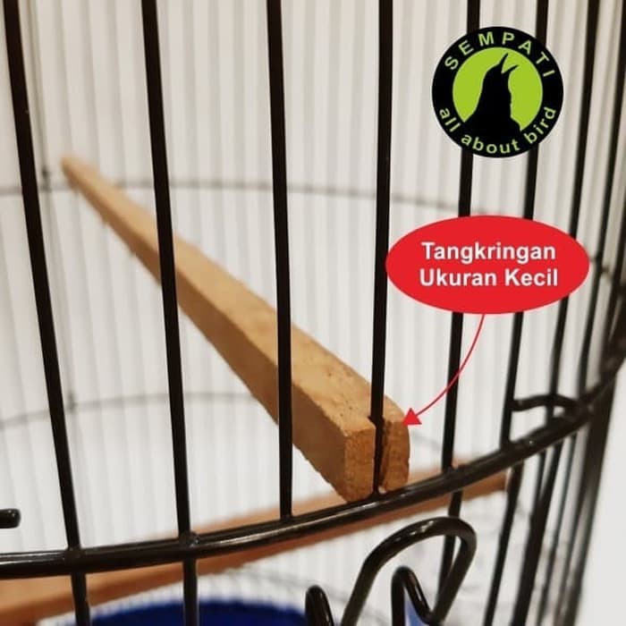 TANGKRINGAN LOVEBIRD  KOTAK  KAYU  ANTI BIRAHI SANGKAR BURUNG 