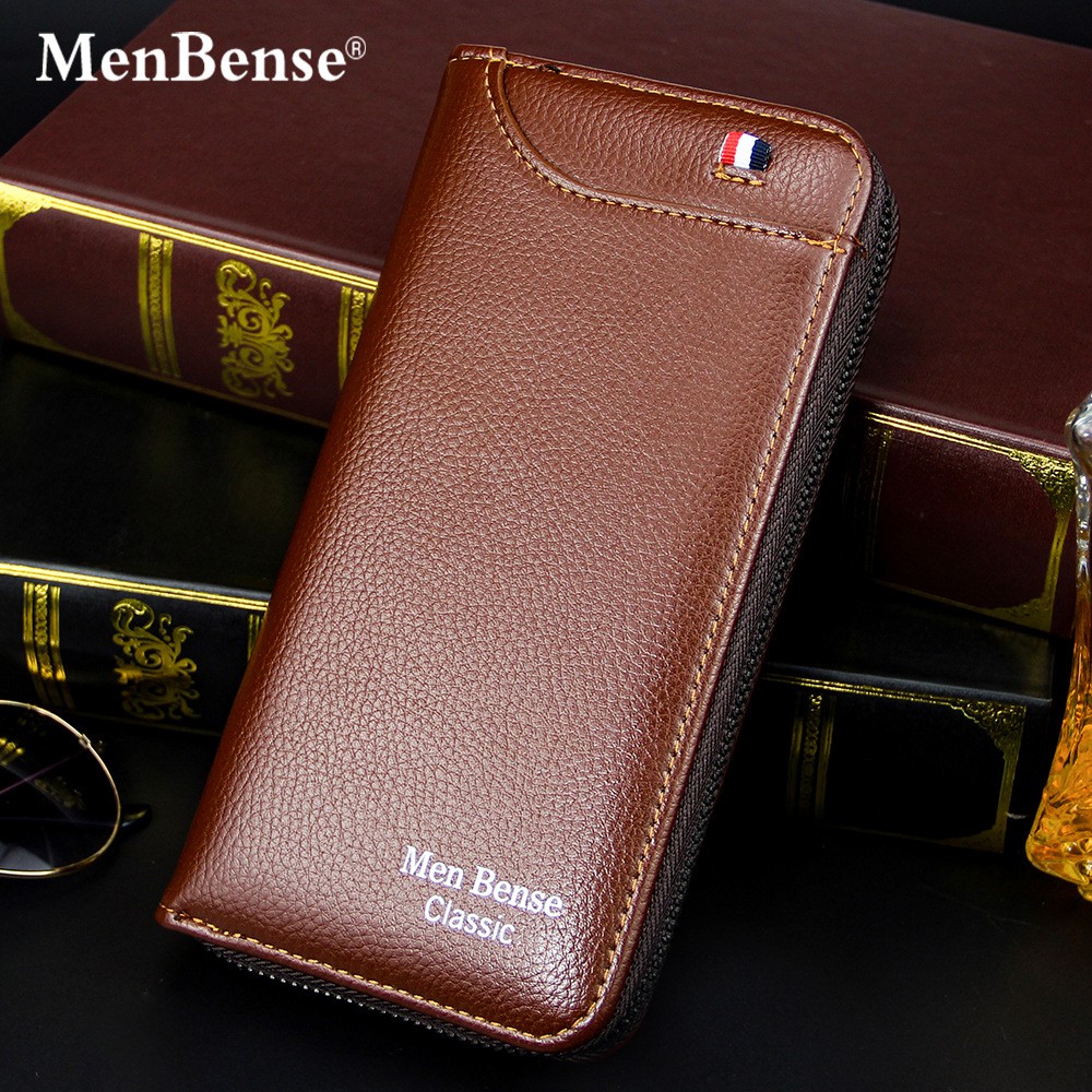 ORIGINAL MENBENSE 888-20 DOMPET TANGAN TEBAL PRIA WANITA SEMI KULIT