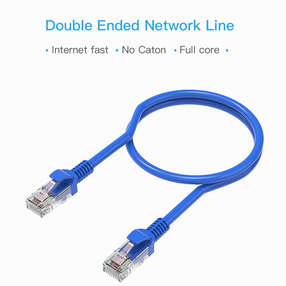 Kabel lan rj45 nyk utp cat 5 5e 100Mbps 3m - Cable internet rj-45 network cat5e 3 meter