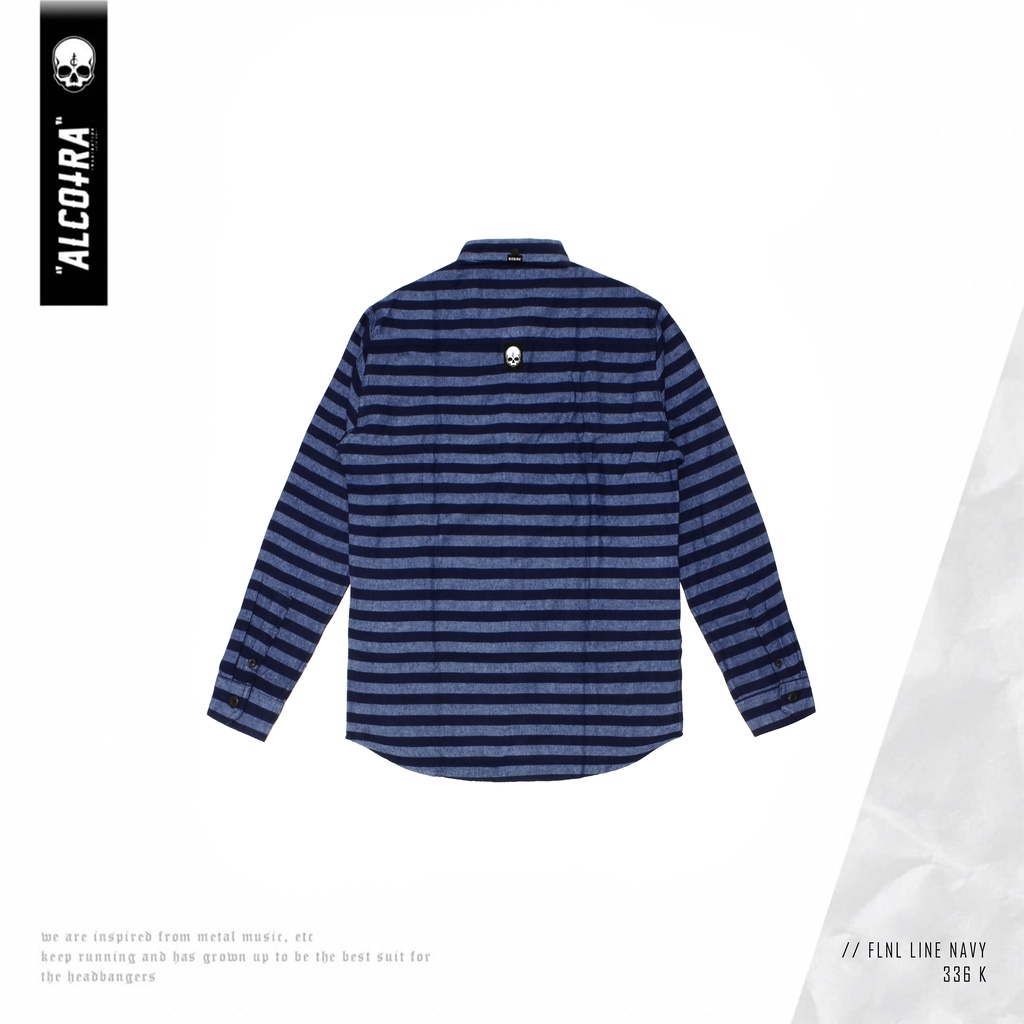 FLANEL LINE NAVY