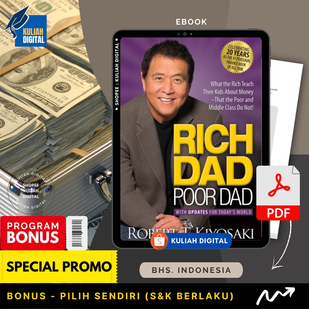 Jual Robert T Kiyosaki Rich Dad Poor Dad Pengembangan Diri Dan Karir