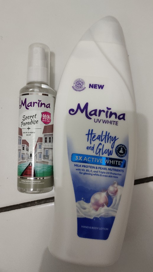 Marina Uv White Healthy & Glow 460ml
