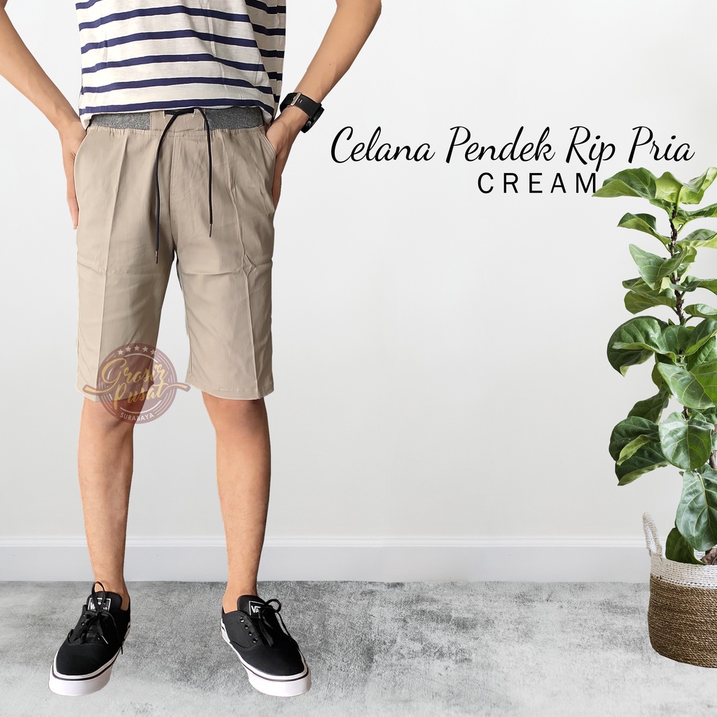 Celana Pendek Rip Pria Premium Size 27 - 40