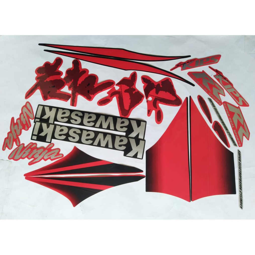 stiker striping kawasaki ninja rr 2010