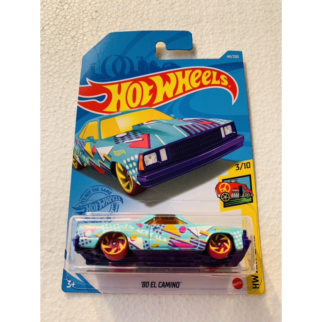 HOT WHEELS HOTWHEELS '80 EL CAMINO BIRU LOT J 2021 HW ART CARS DIECAST MOBIL LANGKA MURAH TRACK BARU