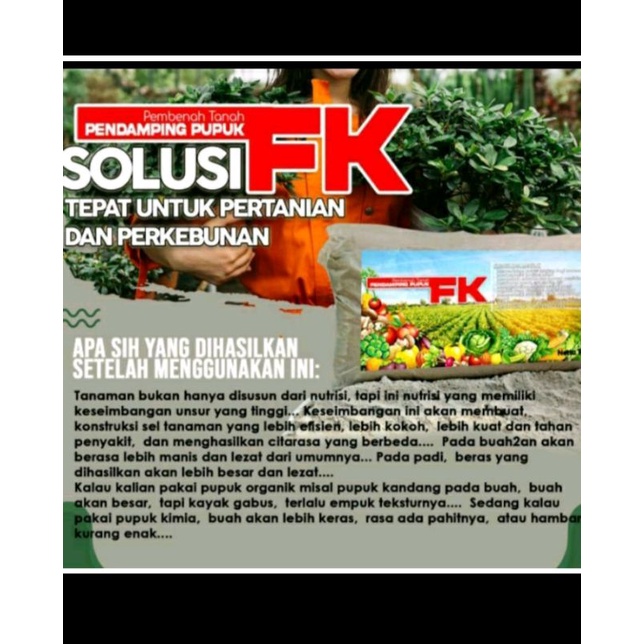 Pupuk FK Pupuk penyubur tanaman