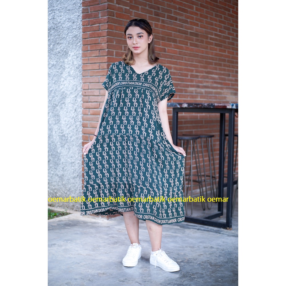 DASTER RUFFLE || DASTER SUSUN MOTIF || KANZIA HOME DRESS MOTIF VIRAL || LD 120 PB 110