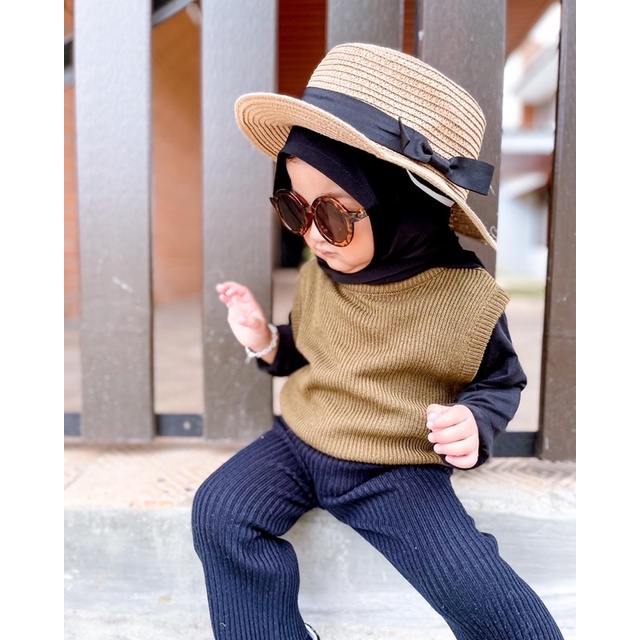 LITTLECAIM - KENNA TURTTLENECK | baju anak unisex turtleneck | turttleneck anak