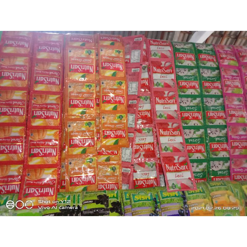 Minuman Sachet Nutrisari / Nutrisari Renceng / Varian Rasa Sesuai Stok Ready