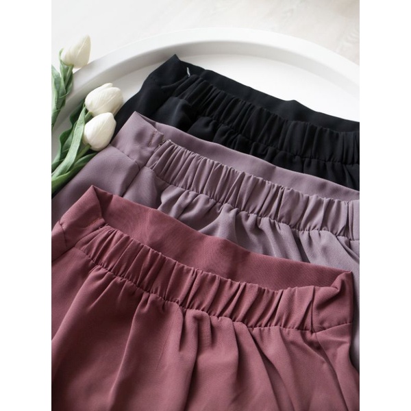 YEJI SKIRT POLOS / A line / highweist ( wajib baca deskripsi produk)