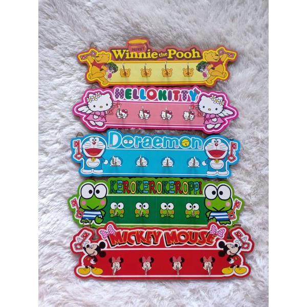 RAK GANTUNG KUNCI KARAKTER / RAK GANTUNG KUNCI DORAEMON / RAK KUNCI HELLOKITTY / RAK GANTUNG KUNCI