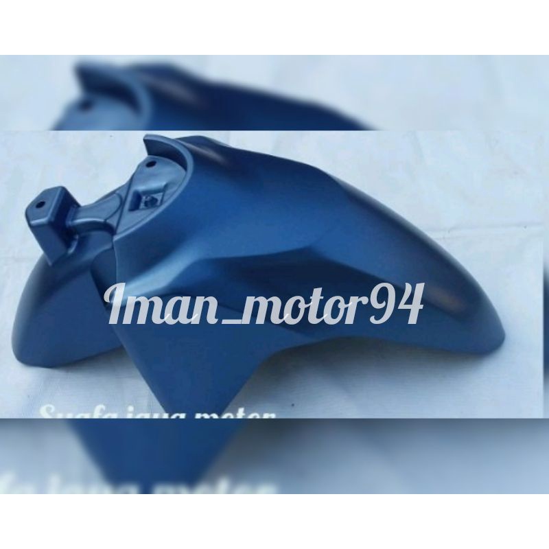spakbor depan vario 150cc 2018-2020 blue matte-biru doff original